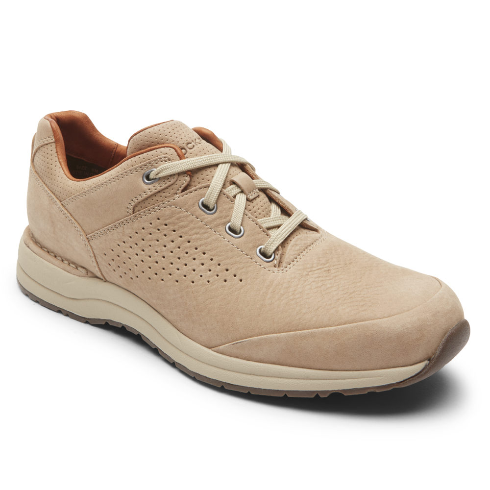 Rockport Mens Sneakers Khaki - Edge Hill 2 Plain Toe - UK 269-IYEQTS